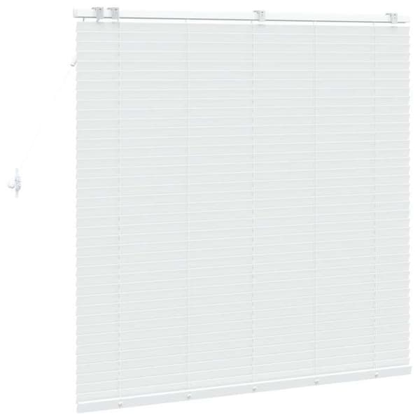 Maison Exclusive - Venedig Rullgardin Vit 140 x 130 cm 35 mm