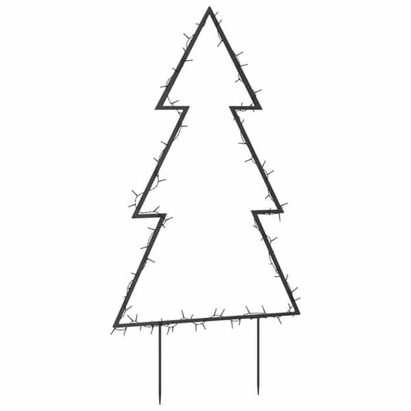 Maison Exclusive - Lysende juletræ dekoration med pinde 80 LED 60 cm