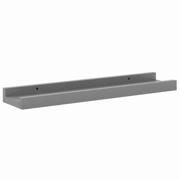 Maison Exclusive - Seinähyllyt 4 kpl Harmaa 40x9x3 cm