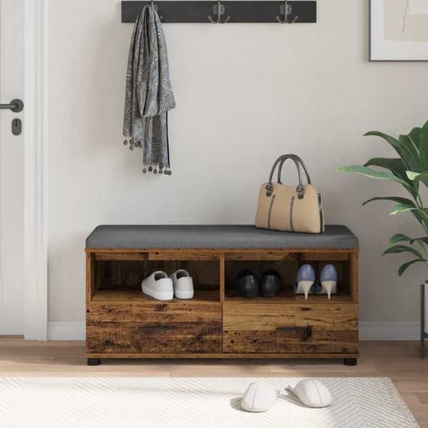 Maison Exclusive - Vanha puinen eteispankki 100 x 38 x 46 cm
