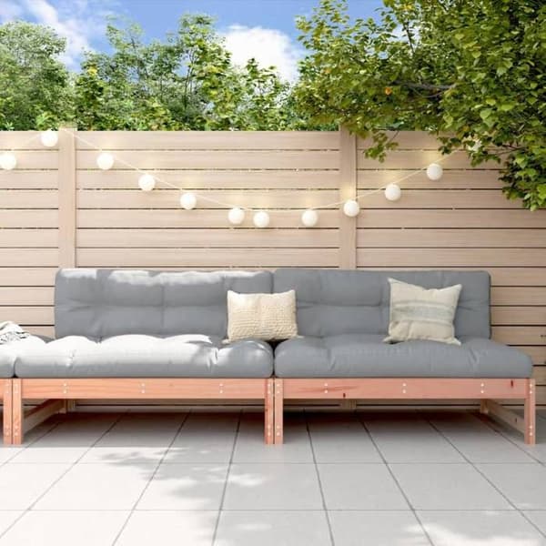 Central have-sofa - EKSKLUSIV HUS - 120 x 80 cm - Massivt Douglas-træ - Modulært design - Komfort ryg
