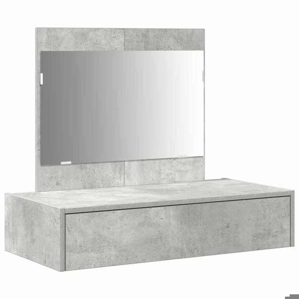 Maison Exclusive - Grå Sminkbord 83 x 40 x 70 cm Ingenjörsträ Grå
