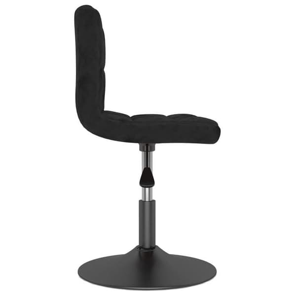 Maison Exclusive - Snurrande matstolar set om 4 svart sammet