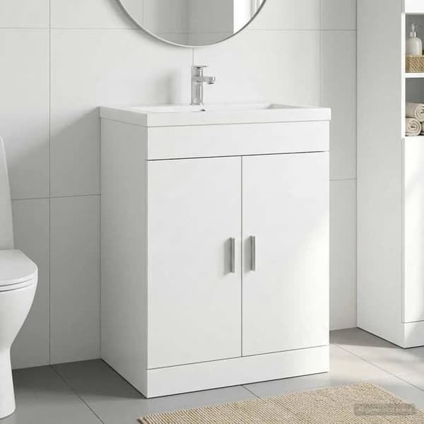 Maison Exclusive - Hvid badeværelses underskab 78,5 x 37,5 x 81 cm