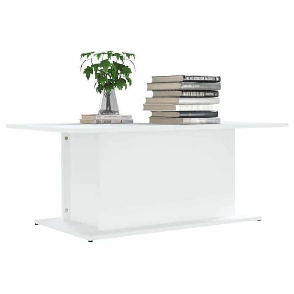 Bord - EKSKLUSIV HUS - 102 x 55,5 x 40 cm - Hvid - Ingeniørtræ - Rektangulær Vit