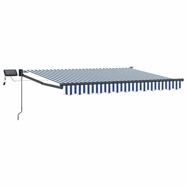 Maison Exclusive - Manuell utdragbar butik med LED 3 x 2,5 m