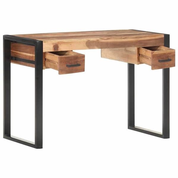 Maison Exclusive - Kontor 110x50x76 cm Solid træ Variabla färger (varje möbel är uni