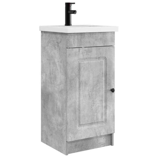 Maison Exclusive - Badeværelsesmøbel med vask Grå beton 42 x 40 x 84,5 cm