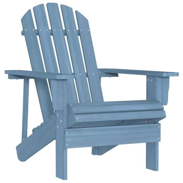 Maison Exclusive - Adirondack-stol i massiv granträ blå Blå