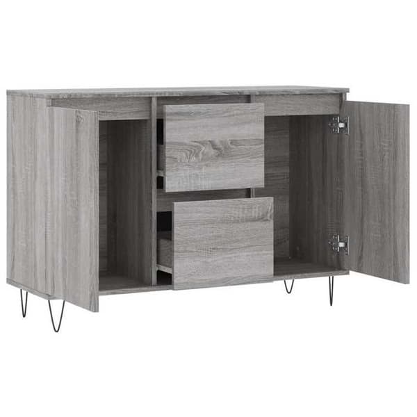 Maison Exclusive - Buffé Sonoma grå 101,5x35x70 cm ingenjörsträ