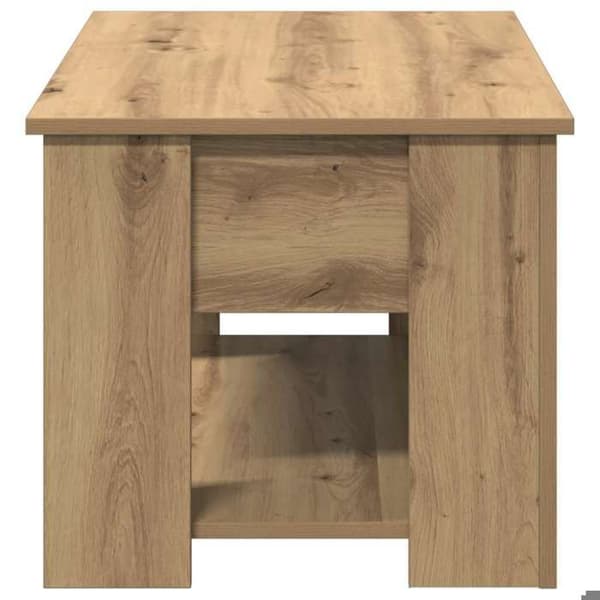 Maison Exclusive - Håndlavet egetræsbord 79x49x41 cm i ingeniørtræ