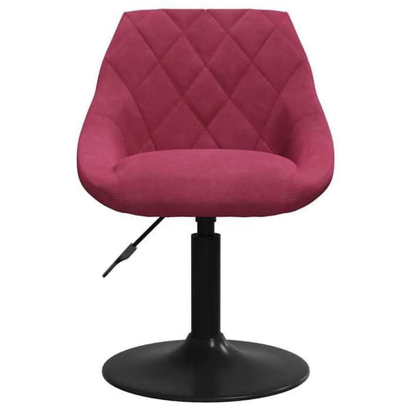 Maison Exclusive - Barstol Röd vinröd Sammet