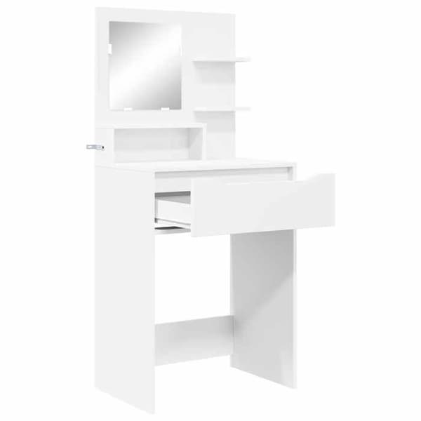 Maison Exclusive - Sminkbord för sovrum Vit 60 x 39,5 x 135 cm Vit