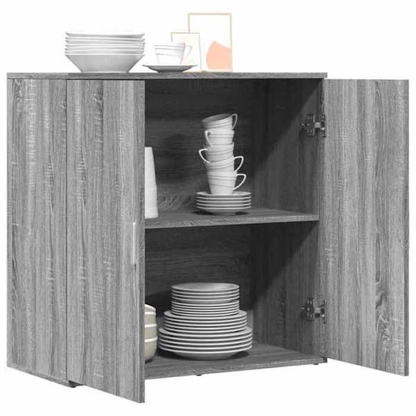 Maison Exclusive - Buffet sonoma grå 79x38x80 cm ingeniørtræ