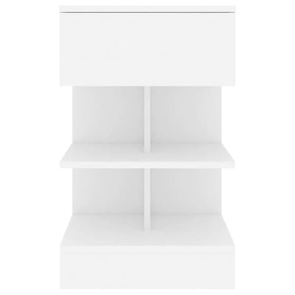 Maison Exclusive - Sängbord 2 st Vit 40x35x65 cm Ingenjörsträ Vit