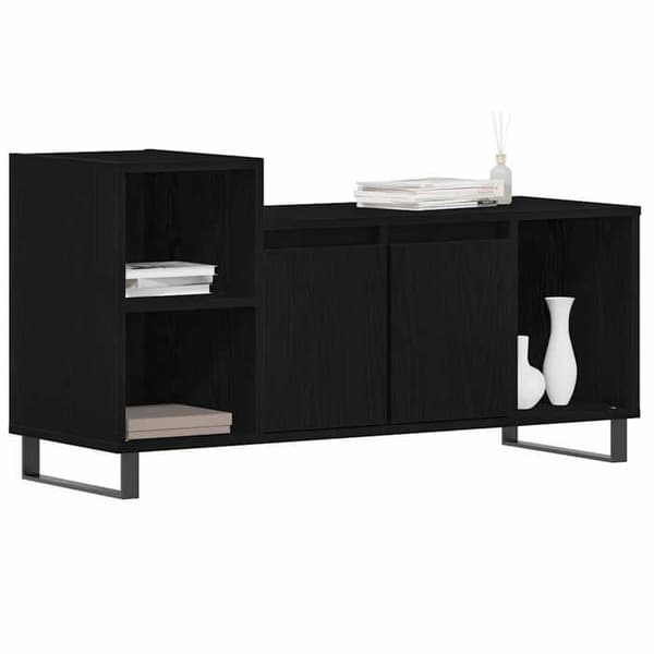 Maison Exclusive - TV-møbel sæt 100 x 35 x 55 cm Sort eg svart ek