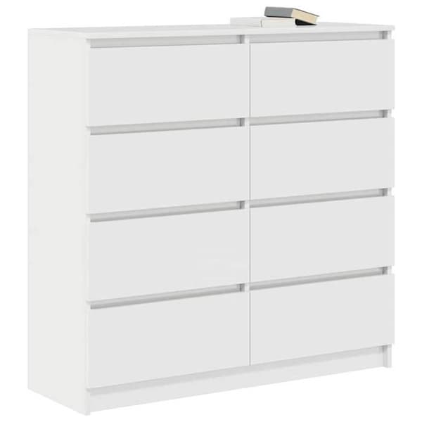 Maison Exclusive - Buffé vit 100x35x99 cm ingenjörsträ Vit