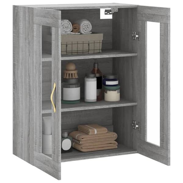 Maison Exclusive - Väggskåp sonoma grå 69,5x34x90 cm