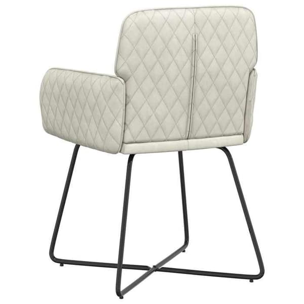 Maison Exclusive - Spisestole 6 stk. Fløjl Creme 59 x 56,5 x 86 cm Grädde