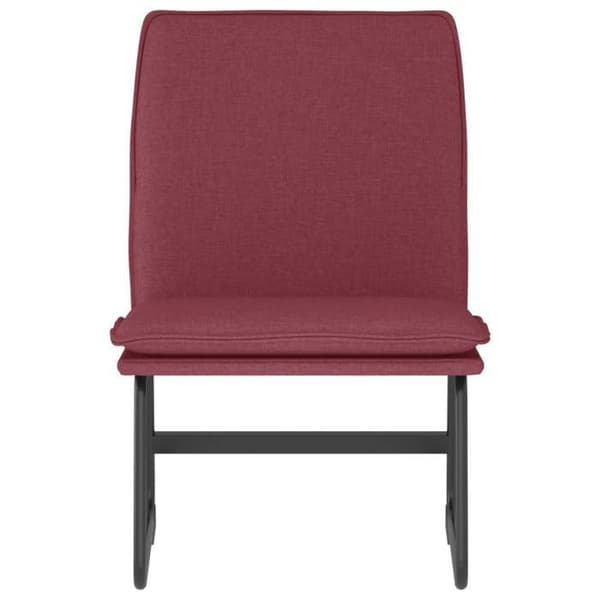 Maison Exclusive - Bordeaux punainen lepotuoli 52x75x76 cm Kangas