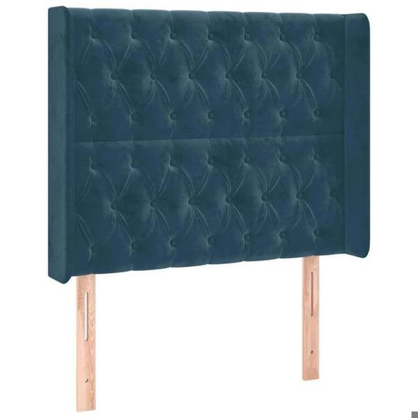 Maison Exclusive - Tummansininen LED-pääty 103x16x118/128 cm Sametti