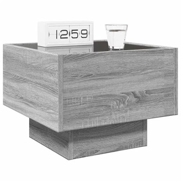 Natbord - Eksklusiv hus - Uendelig LED - sonoma grå - 40x40x30 cm sonoma grå