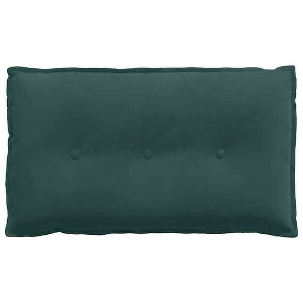 Maison Exclusive - Mørkegrøn Rygpude 80 x 50 cm Velourstof