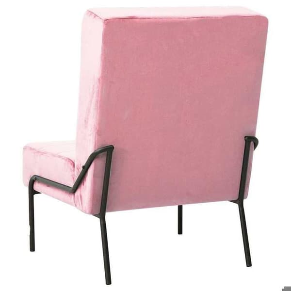 Maison Exclusive - Avkopplingsstol 65x79x87 cm Rosa Sammet Ros