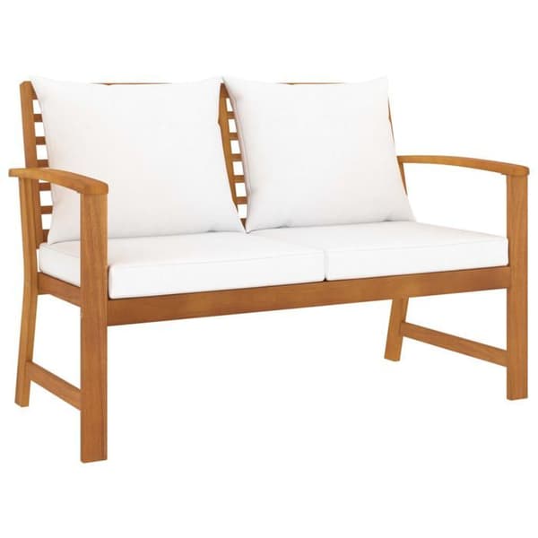 Maison Exclusive - Havegruppe 3 stk med pude i solid akacietræ