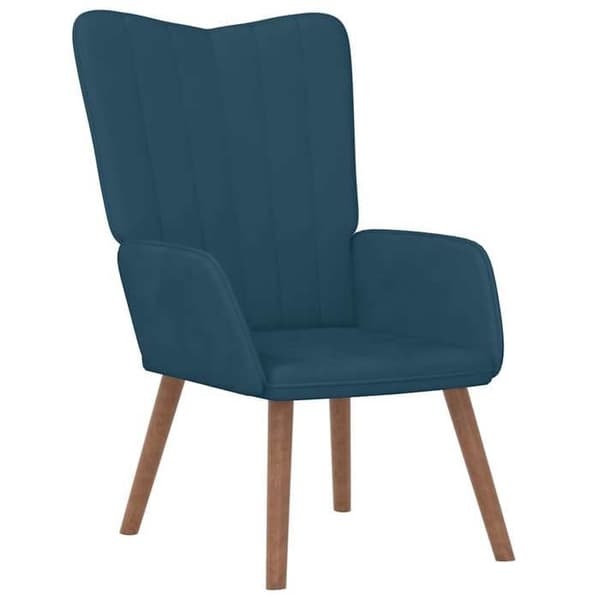 Maison Exclusive - Blå Velour Relax stol