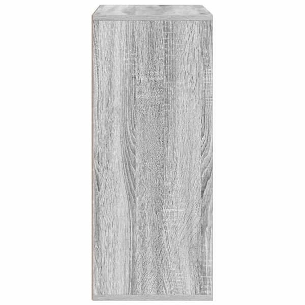 Maison Exclusive - Sonoma grå bibliotek 60x30x71,5 cm ingenjörsträ