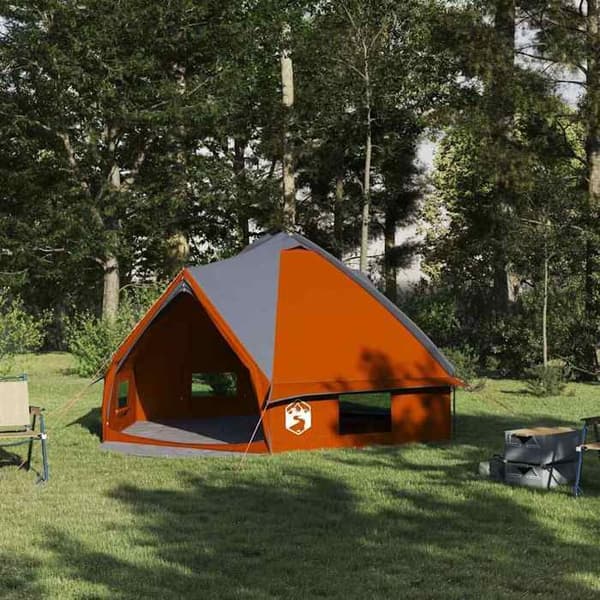 Maison Exclusive - Teepee Telt til 6 personer Grå og orange