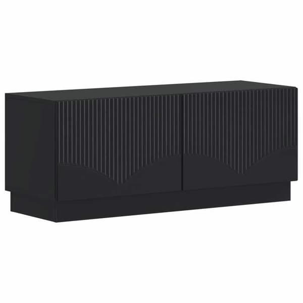 Maison Exclusive - TV Møbel Sort Ingeniørtræ