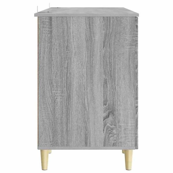 Kontor - EXKLUSIVT HUS - Sonoma - Grå Sonoma - 142,5x50x75 cm - Förvaring & ben i eukalyptus Sonoma grå