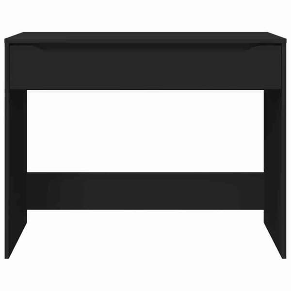 Kontor - EKSKLUSIV HUS - 100 x 50 x 78 cm - Ingeniørtræ - 1 skuffe - Sort Svart
