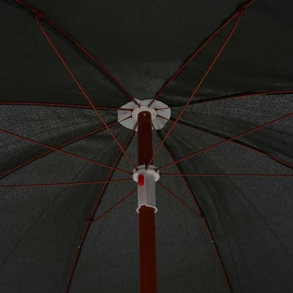 Maison Exclusive - Haveparasol med stålmast 240 cm antracit