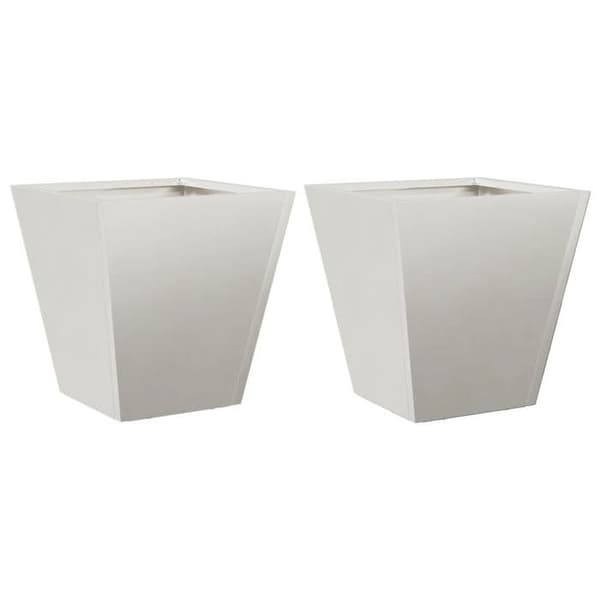Maison Exclusive - Blomsterkummer 2 stk 30x30x30 cm rustfrit stål