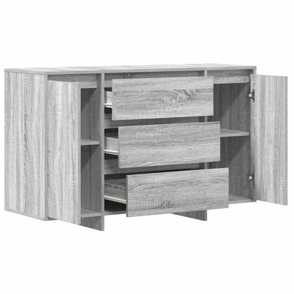 Maison Exclusive - Buffé Grå Sonoma 120 x 41 x 75 cm Ingenjörsträ