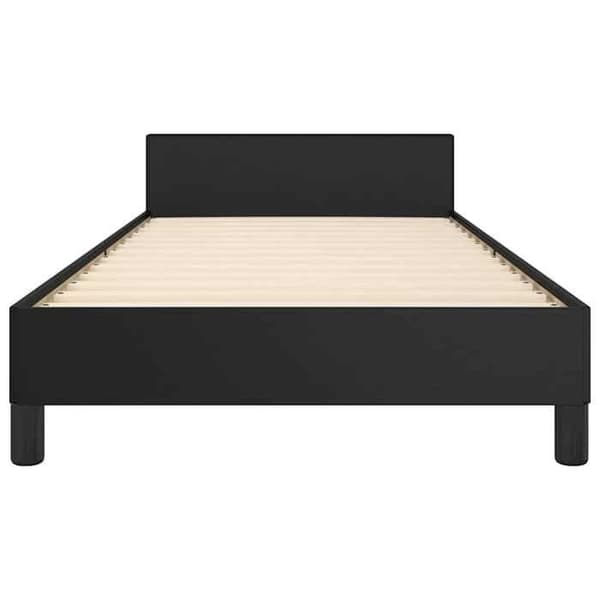 Maison Exclusive - Sengestel uden madras sort 100x200 cm kunstlæder Svart
