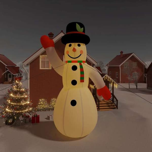 Maison Exclusive - Oppustelig julemand med LED 805 cm