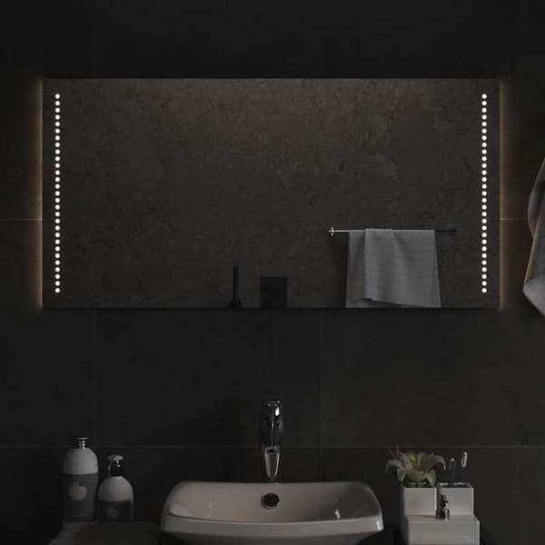 Maison Exclusive - LED badevægspejl 100x50 cm