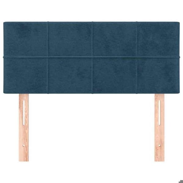 Maison Exclusive - Mörkblå sänggavel 90x5x78/88 cm Sammet