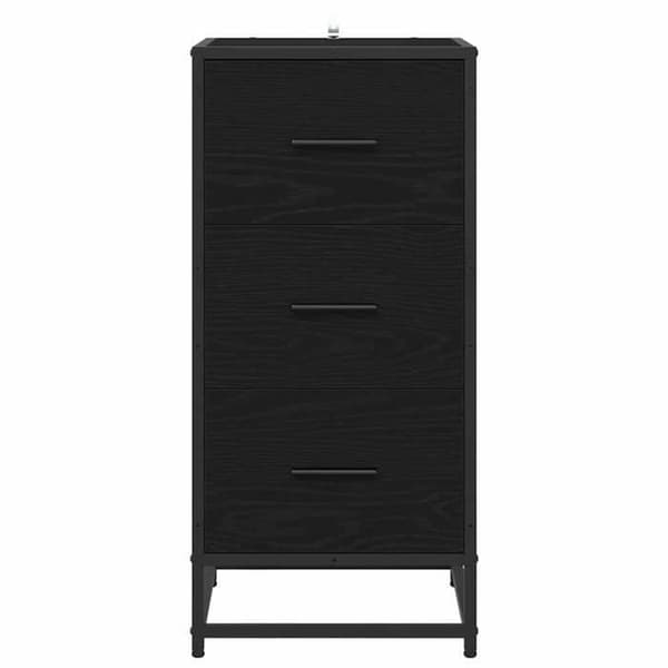 Maison Exclusive - Buffet Sort Eg 35,5 x 35 x 76 cm svart ek