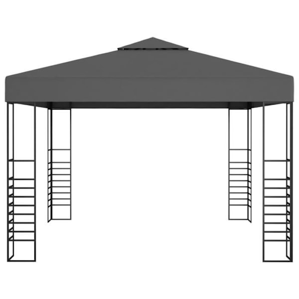 Puutarhan huvimaja 3 x 3 m Antrasiitti3 [cm] Antracit