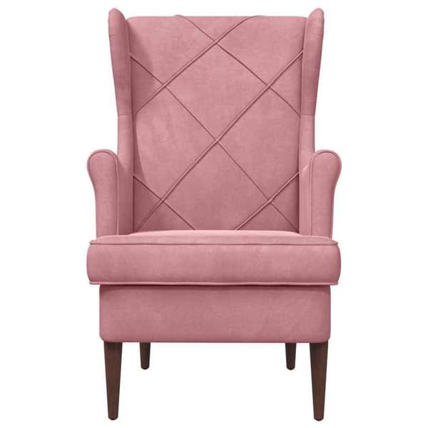 Maison Exclusive - Fåtölj i Rosa Sammet