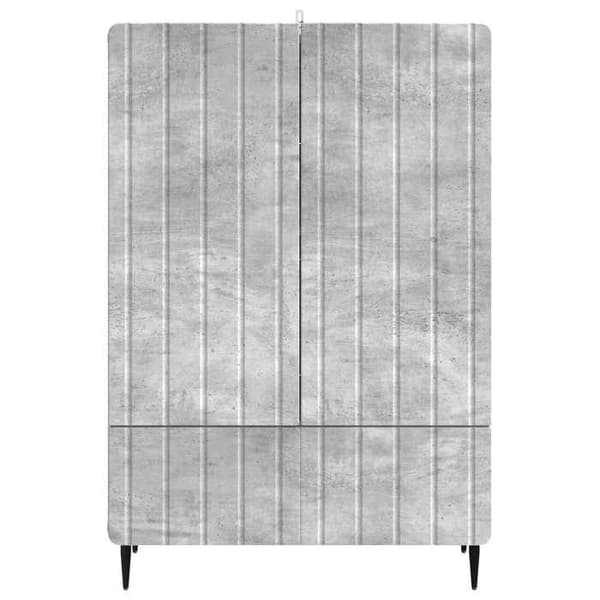 Maison Exclusive - Buffet Grå beton 66 x 34,5 x 97 cm Ingeniørtræ