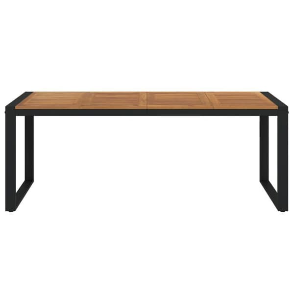 Maison Exclusive - Havebord med U-formede ben 200x90x75 cm akacietræ