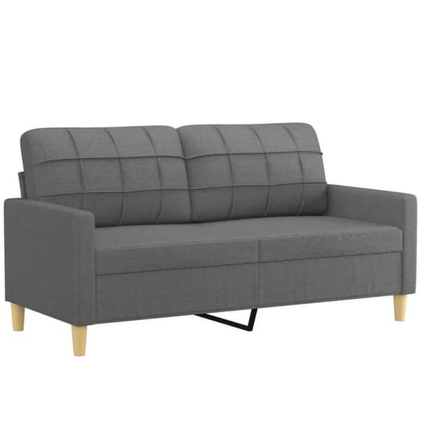 Maison Exclusive - Sæt af 3 sofaer med mørkegrå puder i stof