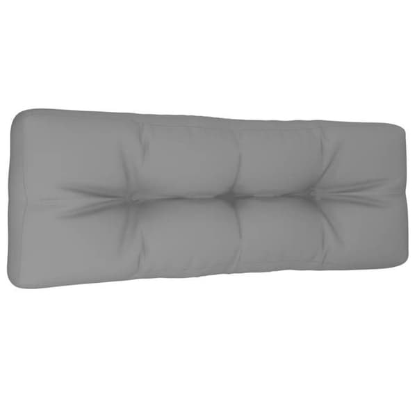 Maison Exclusive - Grå pallkudde 120x40x12 cm tyg