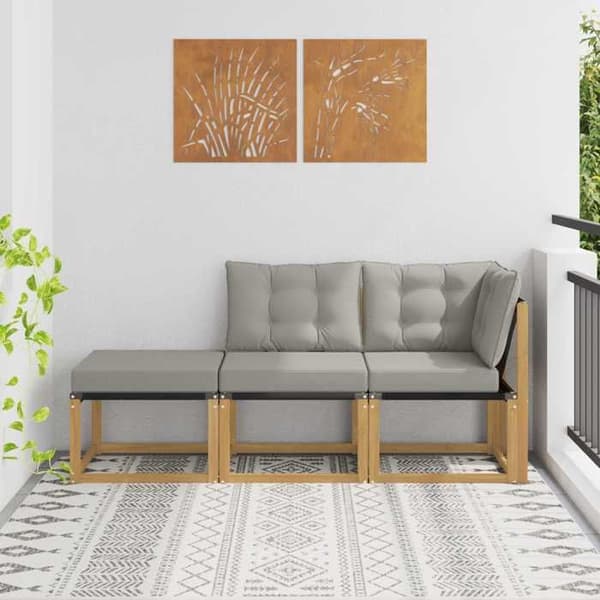 Maison Exclusive - 3 stk. Hjørnesofa i hvid